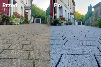 Mycie kostki brukowej, elewacji, paneli fotowoltaicznych - Washmax